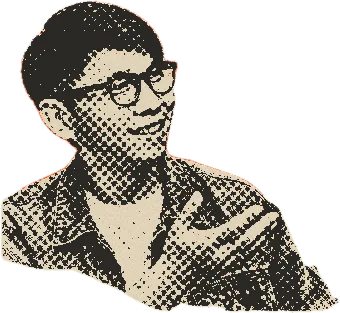 Ning Zhang smiling and gesturing mid-conversation